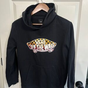 EUC youth size XL Vans Classic Black Hoodie Sweatshirt with Van’s icon